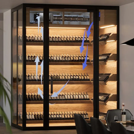 WhisperKOOL Blow-Through 4000 Concealed Split Wine Cellar Cooling System