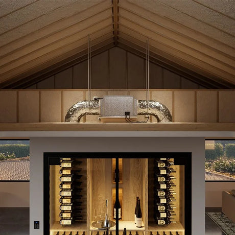 WhisperKOOL Blow-Through 4000 Concealed Split Wine Cellar Cooling System